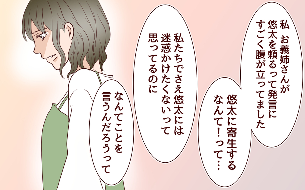 「老後は甥に頼る」発言に腹が立った…義姉はブラコンから卒業できる？／ブラコンすぎる義姉（15）【義父母がシンドイんです！ まんが】