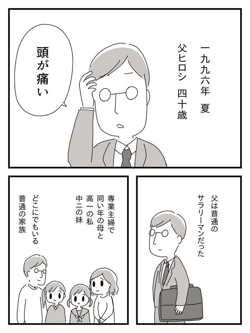 頭痛と異常ないびき…検査をした父に告げられたのは…!?【若年性認知症の父親と私 Vol.1】