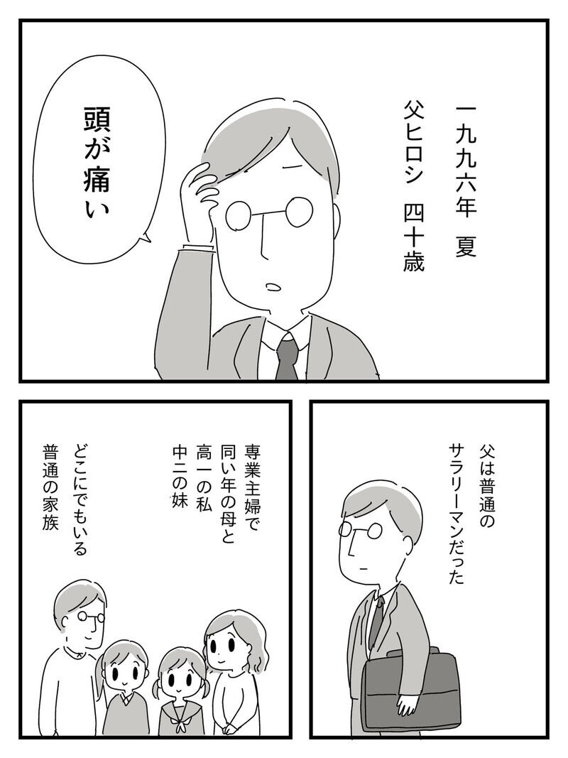 頭痛と異常ないびき…検査をした父に告げられたのは…!?【若年性認知症の父親と私 Vol.1】