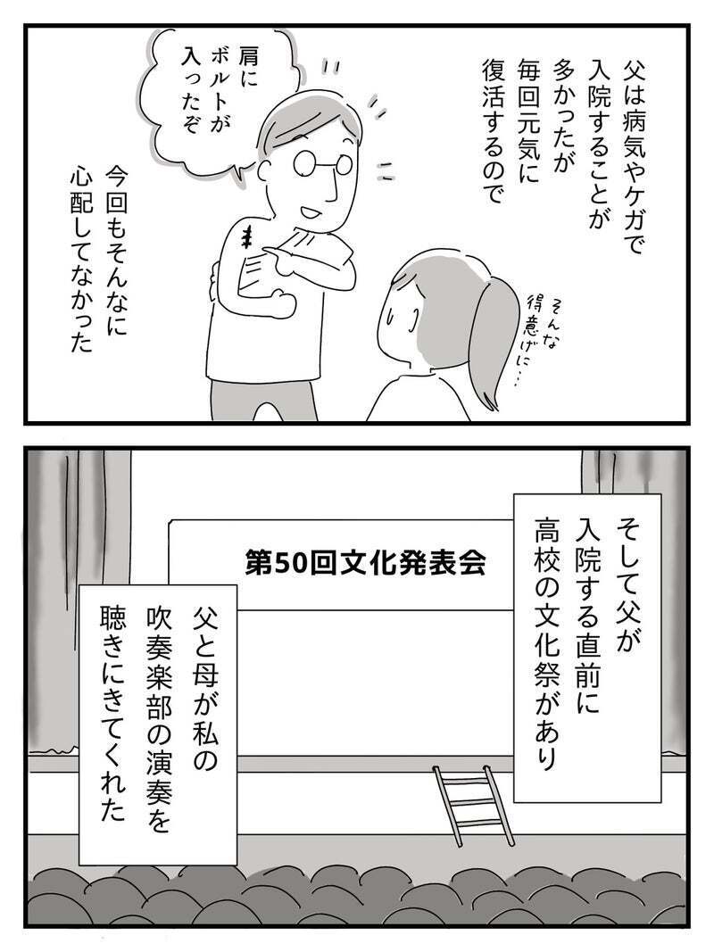 良性腫瘍を切除するための入院　これが元気な父との最後の会話になるなんて…【若年性認知症の父親と私 Vol.2】