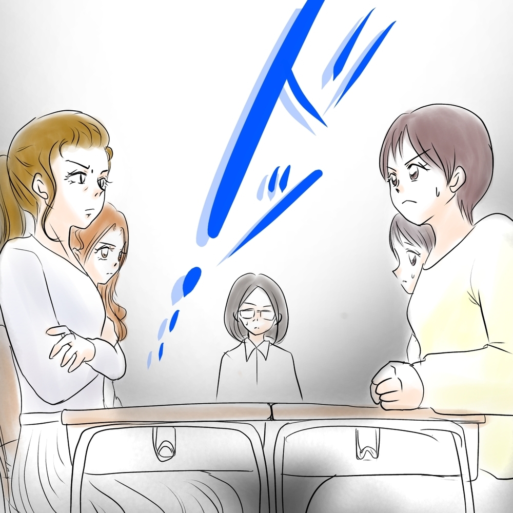 証拠もないのに親を呼び出すのはおかしい？ ついに母親同士が真っ向勝負！【娘がSNSなりすましされました Vol.43】