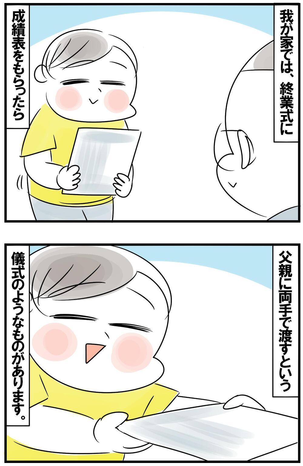 自ら成績のハードルを上げまくる三男　淡い期待を胸に成績表を開くと…!?【めまぐるしいけど愛おしい、空回り母ちゃんの日々 第340話】