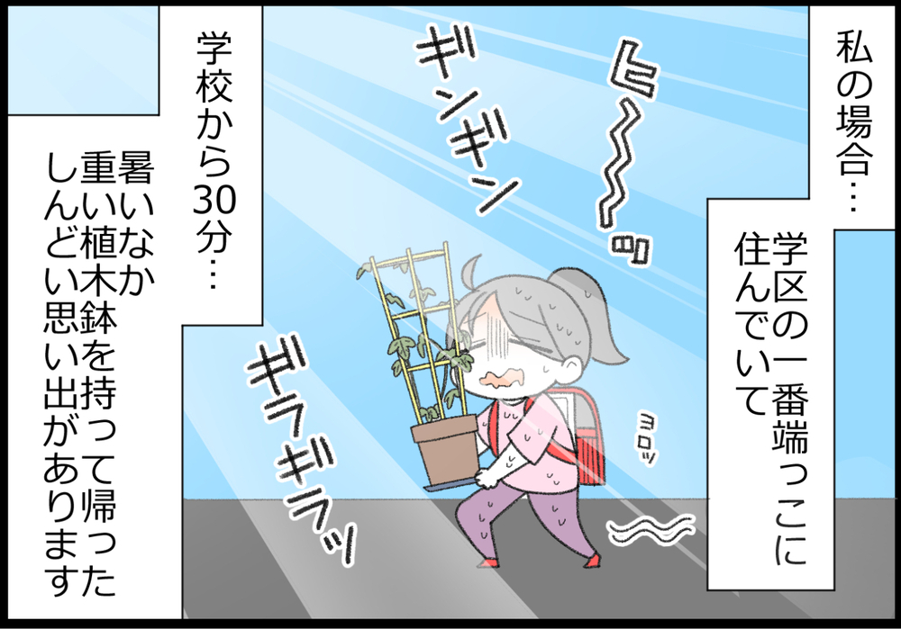 夏休み前恒例、小学校から植木鉢の持ち帰り！　今と昔で違うのは？【ヲタママだっていーじゃない！ 第143話】
