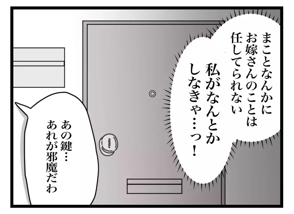 お嫁さんが心配なだけなのに…諦めきれない義母の異常な行動【私の家に入らないで Vol.24】