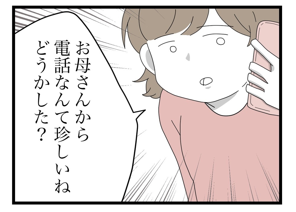 妻の通話相手は妻の母だった　電話をかけてきた驚きの理由とは？【私の家に入らないで Vol.32】