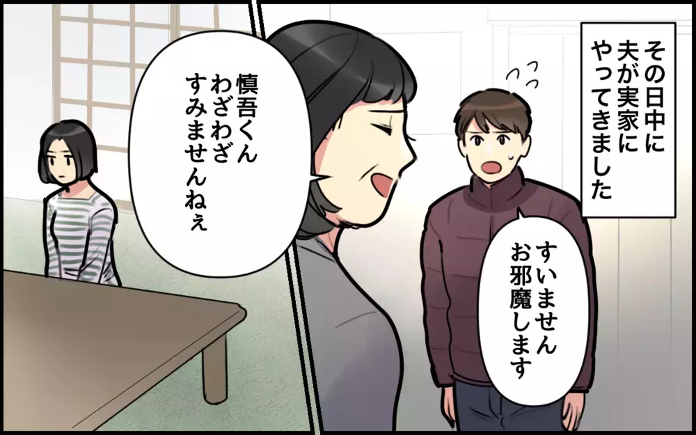 「私だって離婚してたかも」母から夫に重みのある一言…夫は変われるの？／ごめんねが言えない夫（11）【うちのダメ夫 まんが】