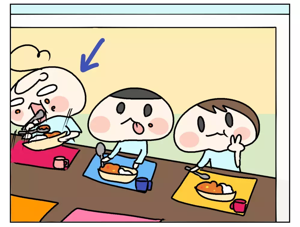 幼稚園の写真にあまり写らなかった次女… 年長になって変化が!?【ムスメちゃんとオコメちゃん  第202話】