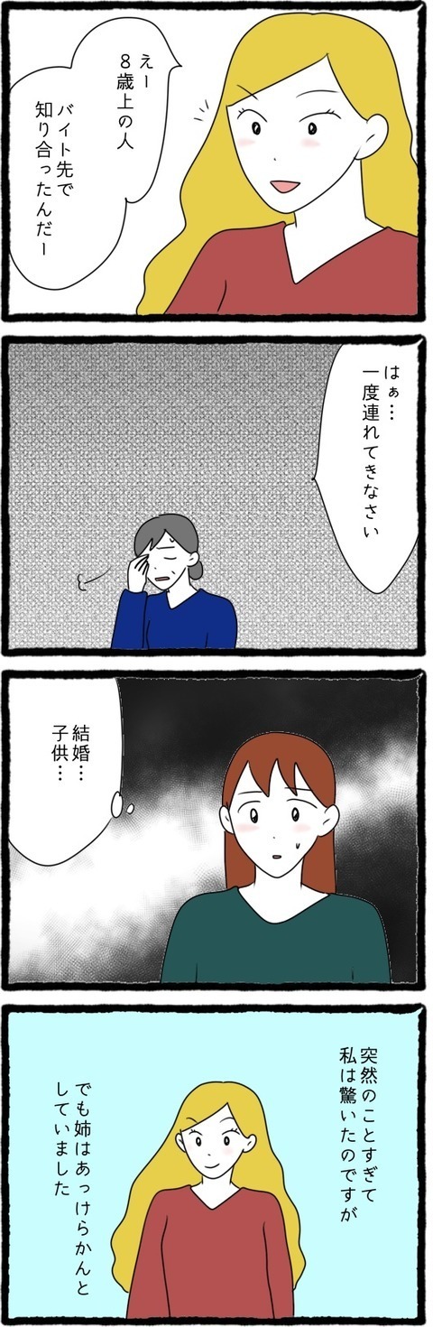 20歳でバイト先の人と結婚した姉　心配に思えた1年後の様子は？【結婚しても遊び続ける姉 Vol.2】