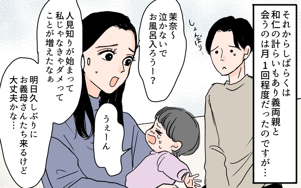 「義母には会いたくない！」妻の主張に夫の返答は…？＜何でも嫁のせいですか？ 3話＞【義父母がシンドイんです！ まんが】