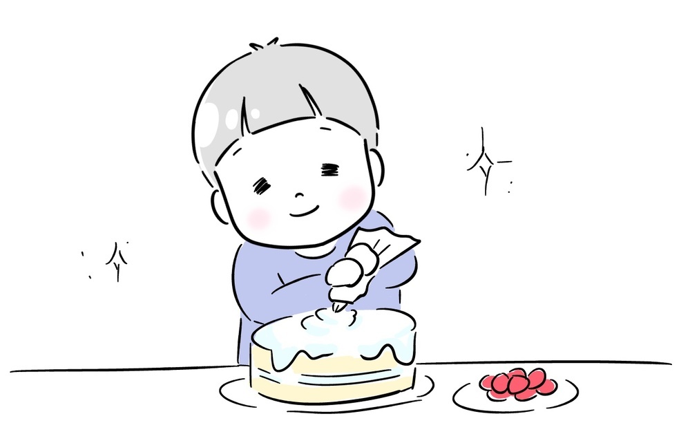 案外お得感がなかった？　ケーキを手作りしてみたけど…【夫婦のじかん大貫ミキエの芸人育児日記 Vol.67】