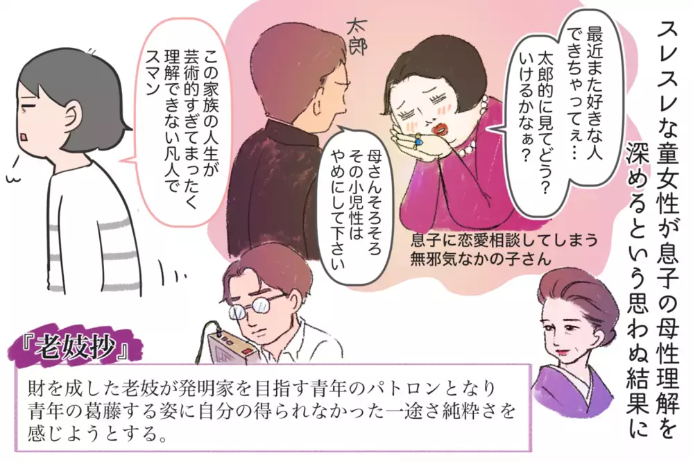 マイワールドの強さで男を沼らせる「岡本かの子」〜クズ文豪列伝特別編〜【夫婦・子育ていまむかし Vol.19】