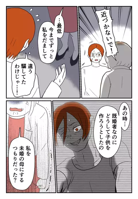 「なぜ子どもを作ろうとしたの？」彼を問い詰めると…最低男の残酷で身勝手な言い分【婚約者は既婚者でした Vol.14】