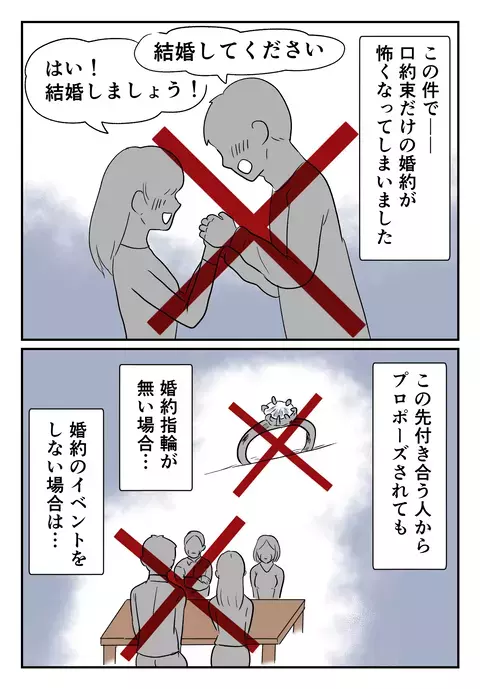 口約束だけの「結婚」が怖い…辛い過去から学んだこと【婚約者は既婚者でした Vol.33】