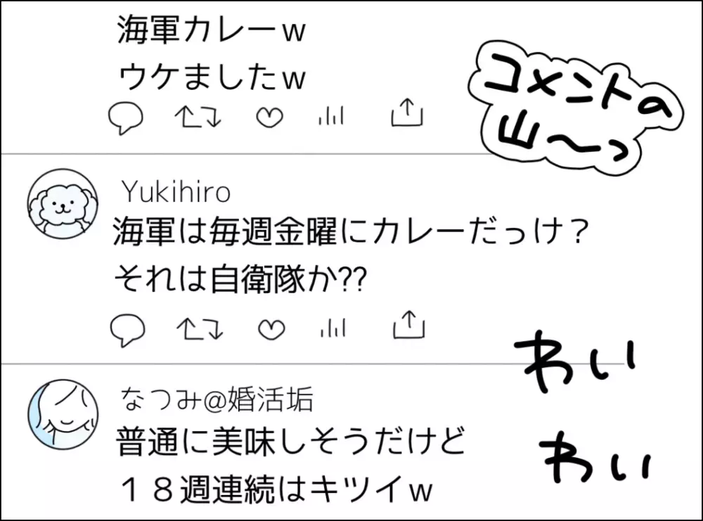 「ネタにしてやる…」カレー地獄をSNSに投稿！ みんなの反応は!?【裏切り夫が毎週カレーを作る理由 Vol.4】