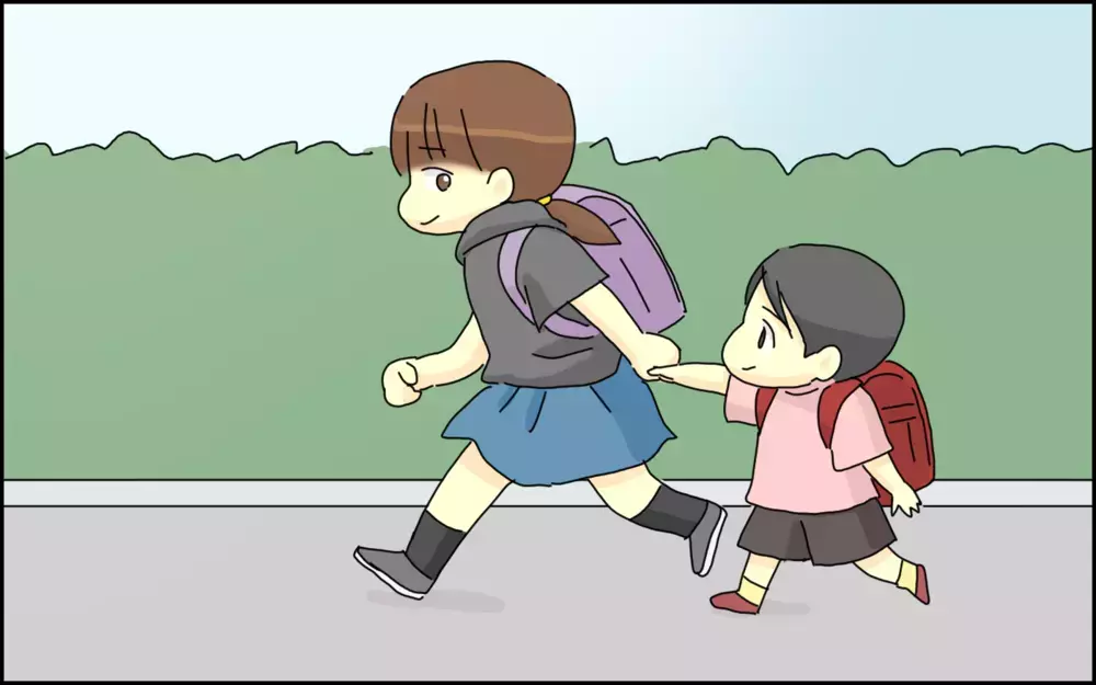 「弟と登校なんて恥ずかしい」と言い放った娘に変化が！ まさかの姉弟下校が実現した!?【たんこんちは　ボロボロゆかい Vol.32】