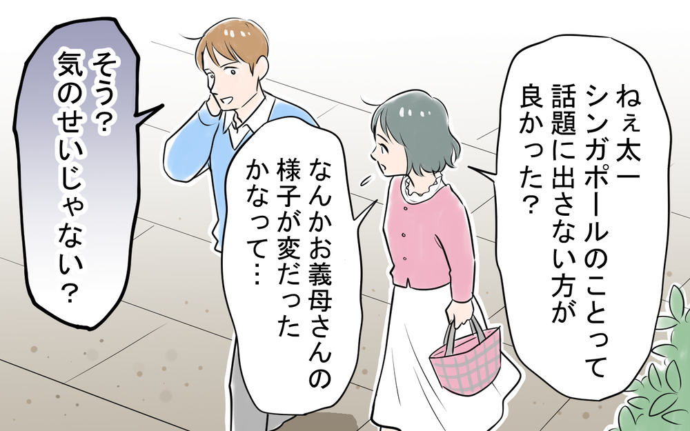義母との話が噛み合わない…彼に不安な気持ちを吐露すると？＜太一の場合 5話＞【モラハラ夫図鑑 まんが】
