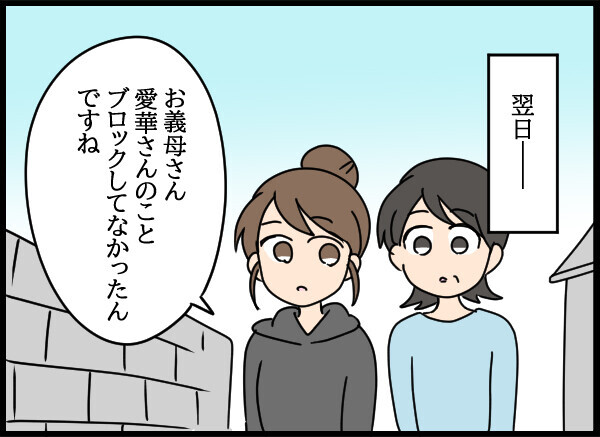 愛華のことをブロックしていなかった母…その深い理由とは【結婚3年目に夫婦の危機!? Vol.75】