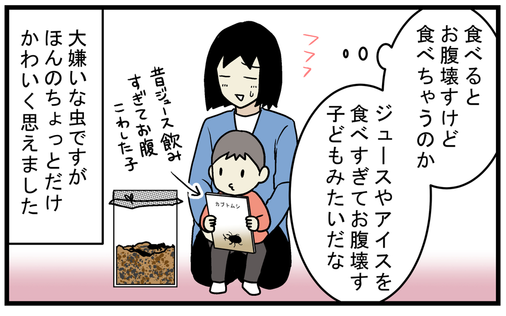 これまでのイメージが覆された！ カブトムシにあげてはいけない意外なものとは!?【こどもと見つけた小さな発見日誌 Vol.76】