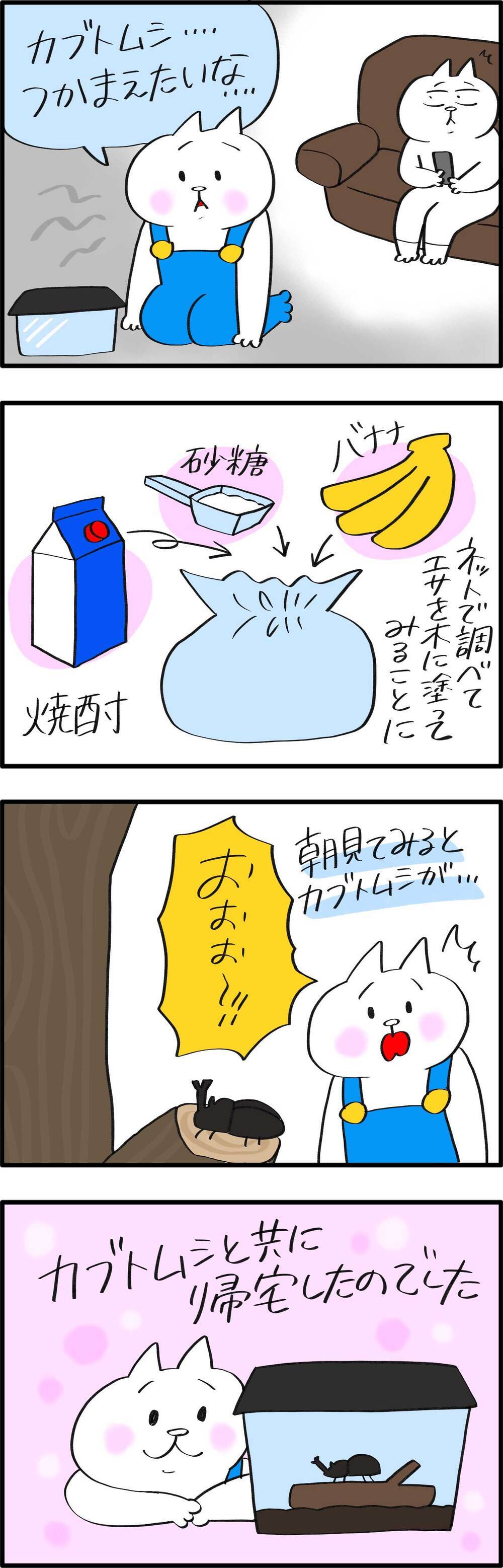 夏休みは帰省して虫とり三昧！　念願のカブトムシ捕獲なるか…？【PUKUTY(プクティ)只今育児奮闘中！ 第90話】