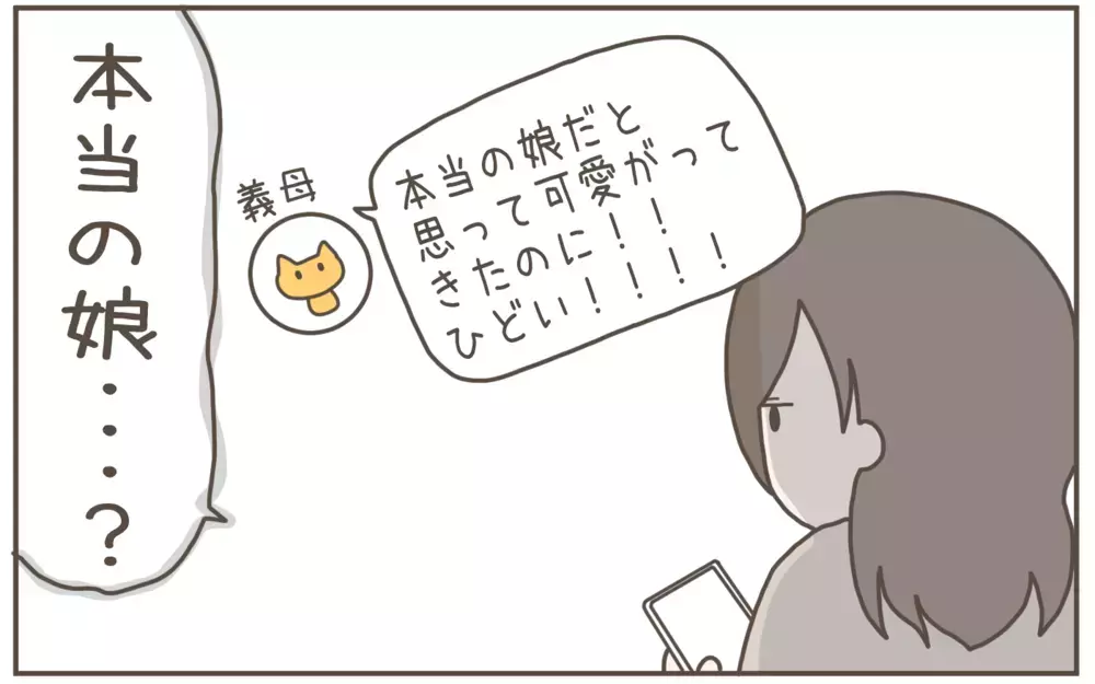 「本当の娘だと思ってたのに…！」義母の勝手な言い分に絶縁を決意【距離感ゼロの義母 Vol.11】