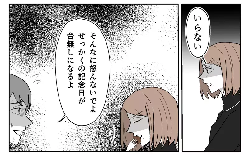 お前が言う？ 記念日を台無しにした夫のドン引き発言＜義実家に期待は禁物？ 6話＞【まんが】