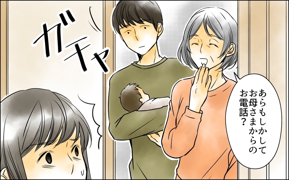 実母にすべてを話したい…でも子どもを盾にされたら逆らえなくて【義母に奪われた私の子 まんが 第19話】