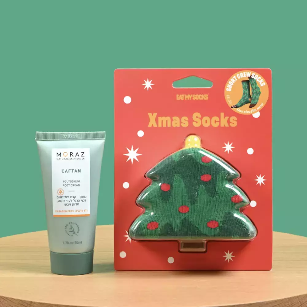 メディカルハーブブランド「MORAZ（モラズ）」のフットクリームと靴下がセットになったクリスマス限定セット【編集部の「これ、気になる！」  Vol.141】