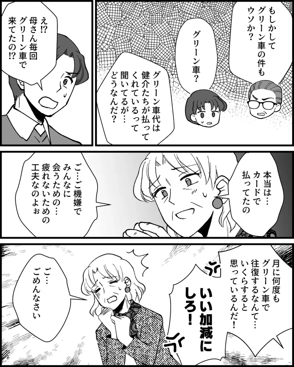 義母のクレカ請求額がきっかけで家族会議！ 次々明かされる義母のウソとは ＜とにかく家に来たがる義母 13話＞【非常識な人たち まんが】