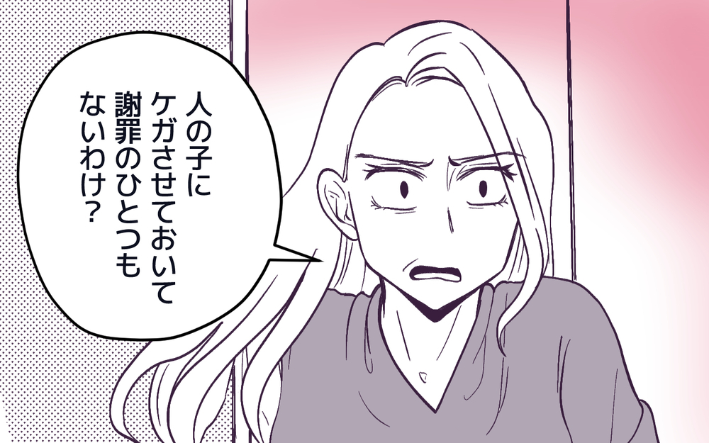 「人の子にケガさせて謝罪なし!?」犯人扱いするママ友が暴走！＜男嫌いのママ友 5話＞【私のママ友付き合い事情 まんが】