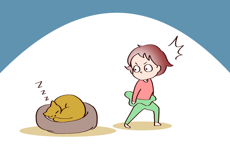 ママ見てついに！　愛猫が見せてくれた姿に放った娘の一言【良妻賢母になるまでは。 第142話】