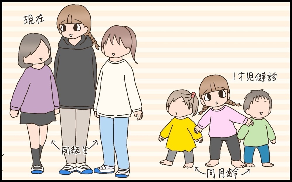 長女の発育に抱いていた小さな罪悪感…三女の誕生でその想いに変化が起きた【猫の手貸して～育児絵日記～ Vol.75】