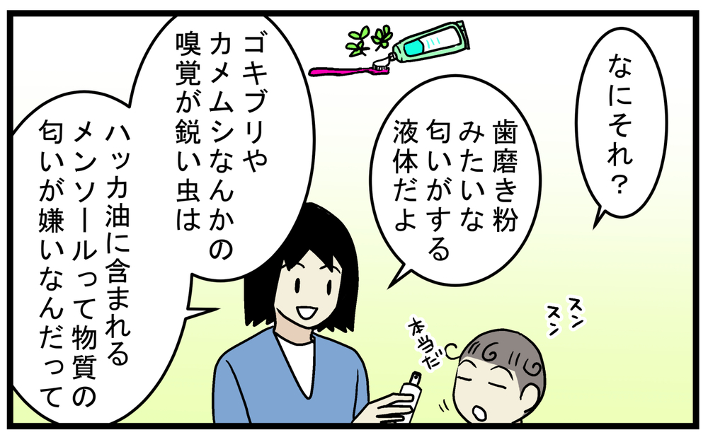 自分でも作れる！ 天然由来の害虫対策アイテム「ハッカスプレー」を使ってみたところ…!?【こどもと見つけた小さな発見日誌 Vol.83】