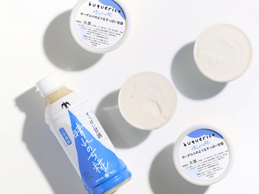 ひかり味噌から、ヨーグルトのような爽やかな味わいの甘酒「晴れのち糀」が新登場！ ジェラートでも味わえる！【編集部の「これ、気になる！」  Vol.181】