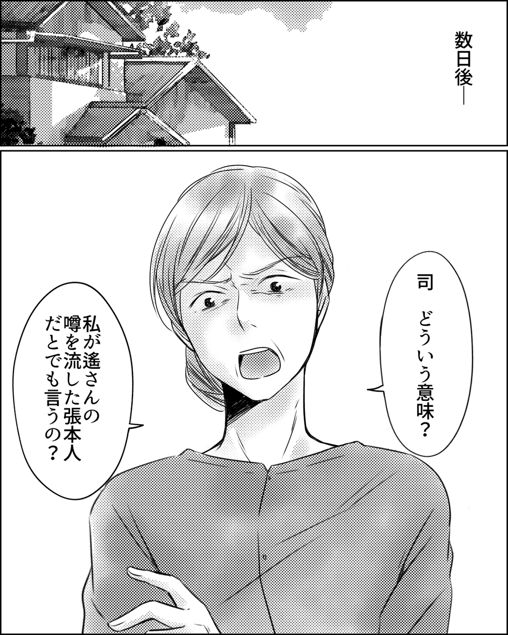 噂を仕掛けたのは義母だった？ 真相に迫るか悩む妻に夫の決断は…＜ママ友ゲーム 25話＞【私のママ友付き合い事情 まんが】