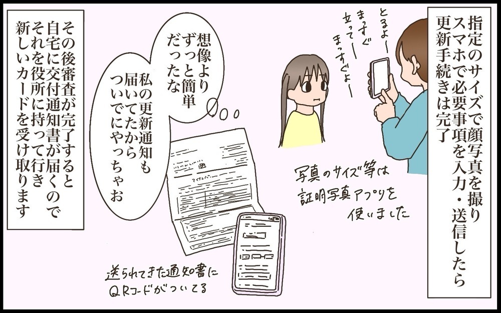 子どものマイナンバーカード…初めての更新を「オンライン申請」してみてわかったこと【猫の手貸して～育児絵日記～ Vol.76】