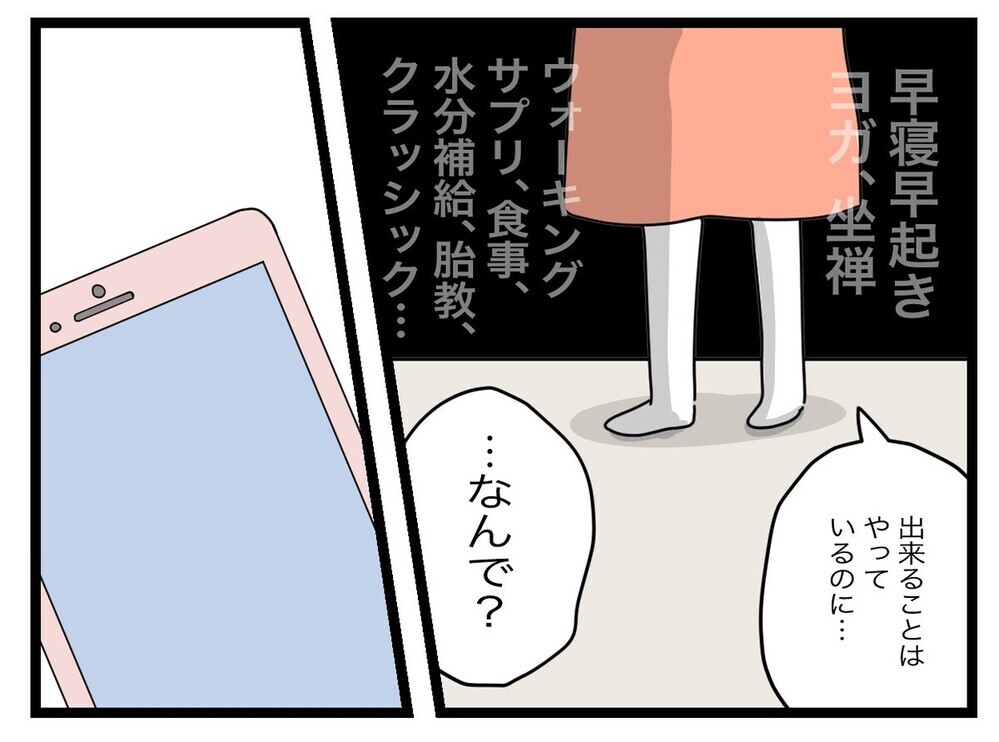「つわりは努力で防げる！」完璧な母親を目指しトンデモ理論を夫に強要…読者「価値観ズレ過ぎ」
