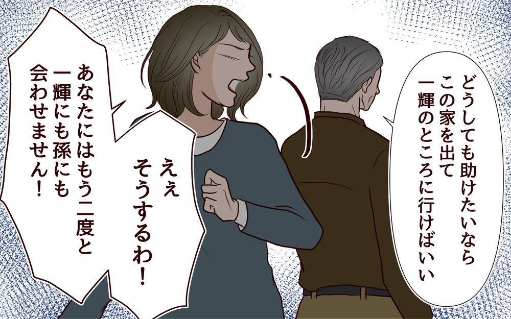 親まで離婚危機!?  息子を守るため家出した母を待っていたのは…＜その嫁、取り替え可能ですか？ 16話＞【義父母がシンドイんです！ まんが】