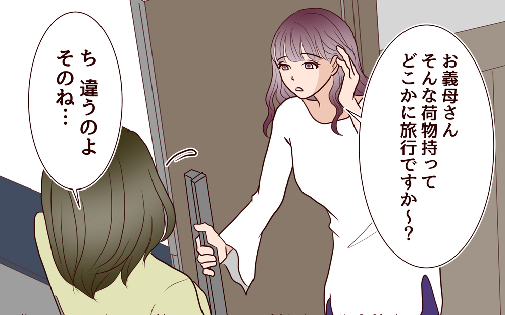 親まで離婚危機!?  息子を守るため家出した母を待っていたのは…＜その嫁、取り替え可能ですか？ 16話＞【義父母がシンドイんです！ まんが】