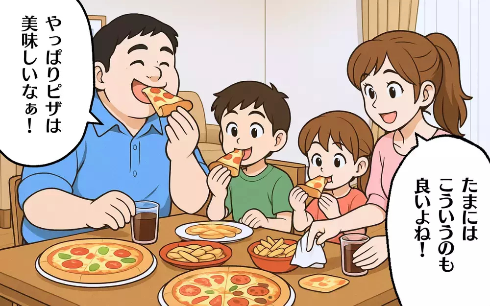 最後の一枚は誰が食べる？ 家族でピザを食べていると起こる争奪戦【食い尽くし系夫に困ってます！ Vol.5】