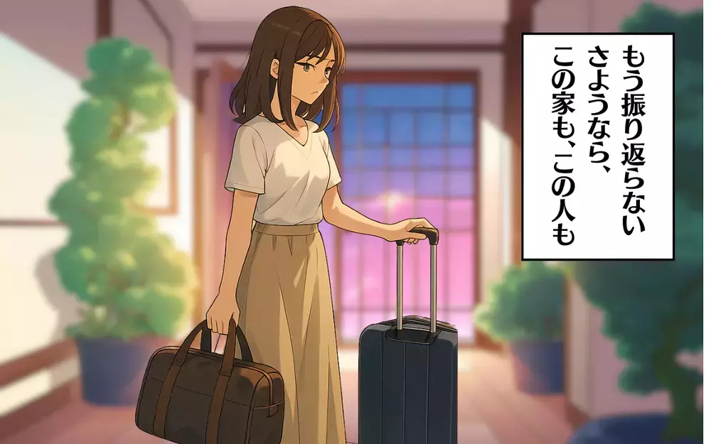 ついにこの家を出る…妻から夫への最後の言葉とは【オンラインゲーム課金依存で夫婦崩壊 Vol.15】