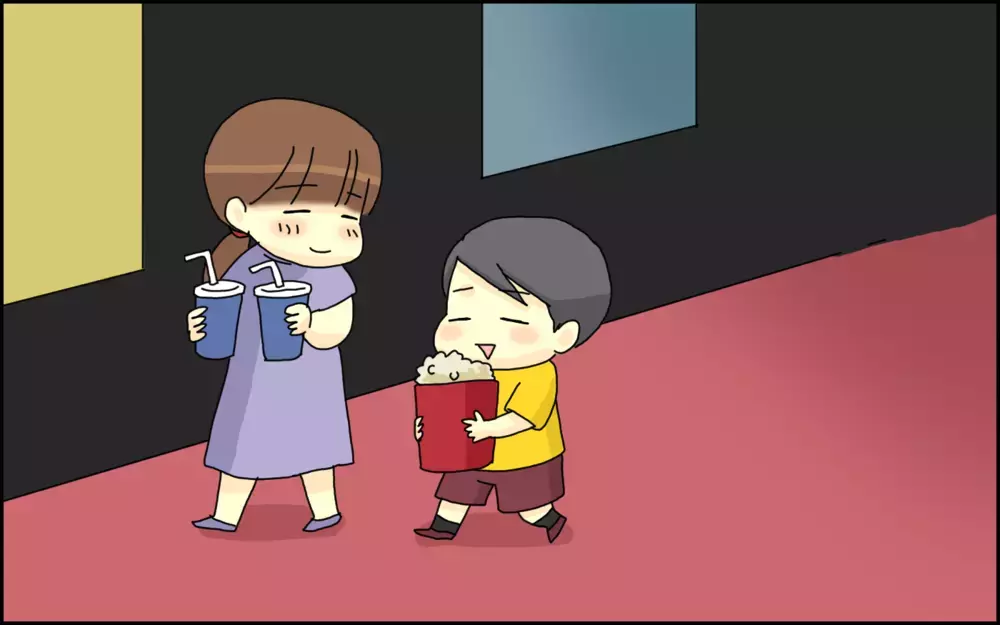 楽しみにしていたのに怖くて入れない…！ 母と息子「映画館」での長い戦いの結果、ついに!?【たんこんちは　ボロボロゆかい Vol.44】