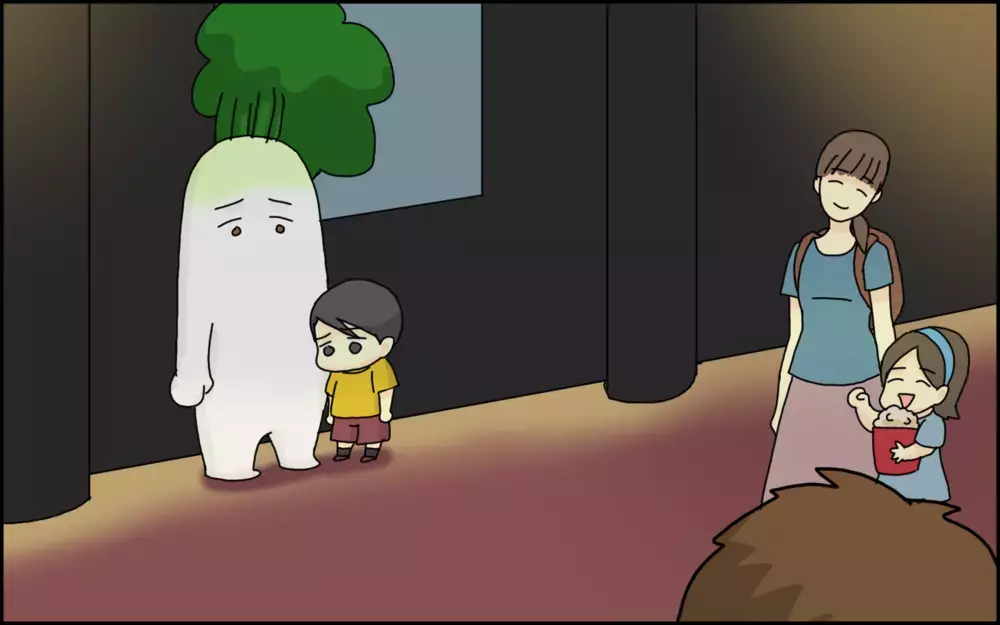 楽しみにしていたのに怖くて入れない…！ 母と息子「映画館」での長い戦いの結果、ついに!?【たんこんちは　ボロボロゆかい Vol.44】