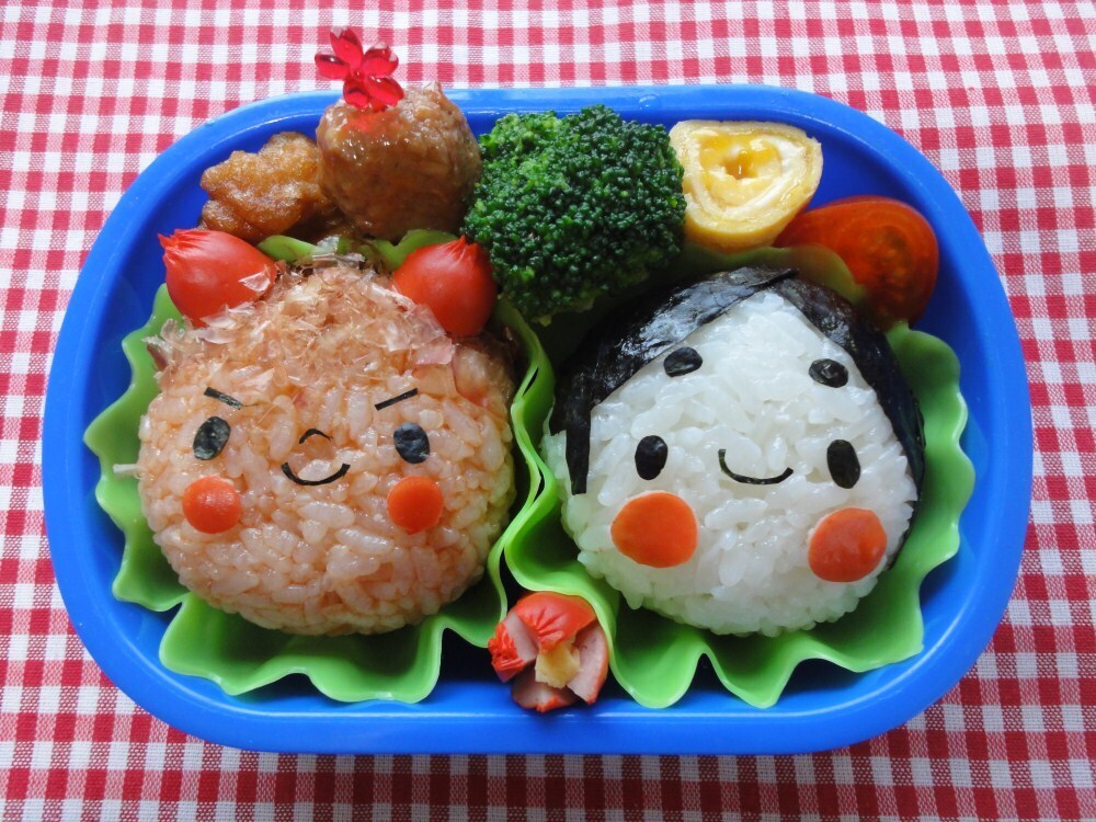 簡単かわいい鬼キャラ弁当＆飾り巻き寿司のアイディア