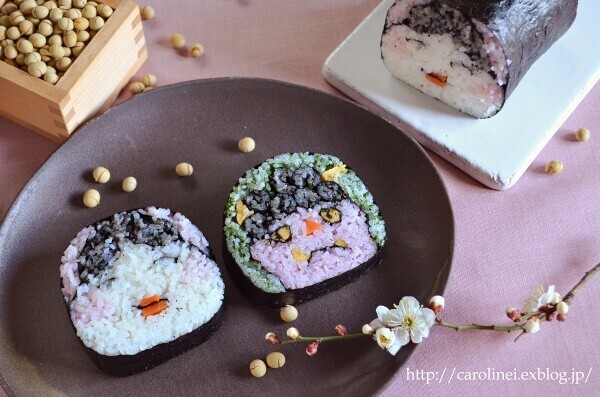 簡単かわいい鬼キャラ弁当 飾り巻き寿司のアイディア ウーマンエキサイト 2 2