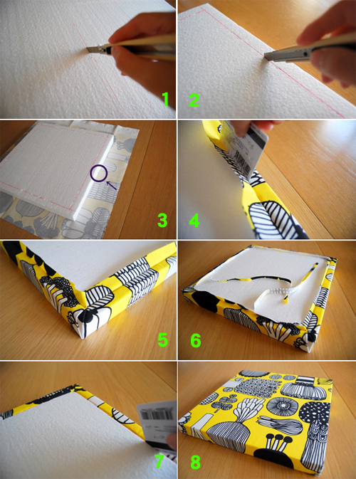 手軽に北欧テイストに模様替え！　「マリメッコ」ファブリックパネルのつくり方