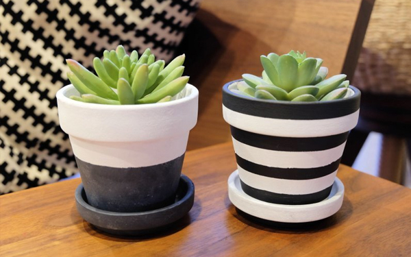 多肉ポットも100均リメイクで変身！　お金をかけない北欧インテリア
