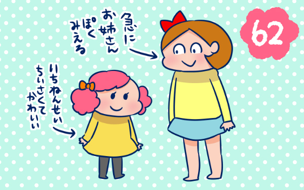 新一年生と比べると…【双子を授かっちゃいましたヨ☆ 第62話】