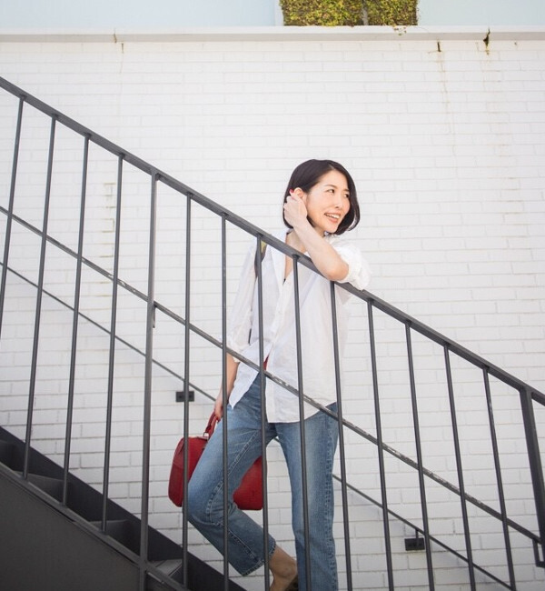 シンプルでこなれたスタイリングが人気！【ママリーダーズ：高橋愛 さん】