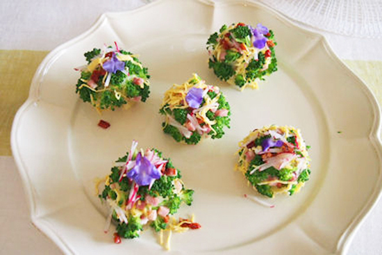 食べられる花束?！   じつは簡単「ブーケサラダ」の作り方