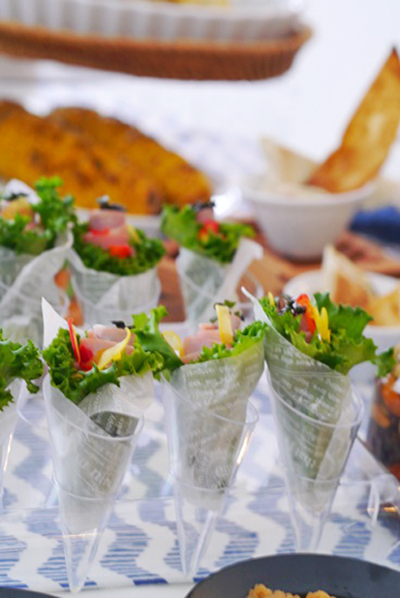 食べられる花束?！   じつは簡単「ブーケサラダ」の作り方